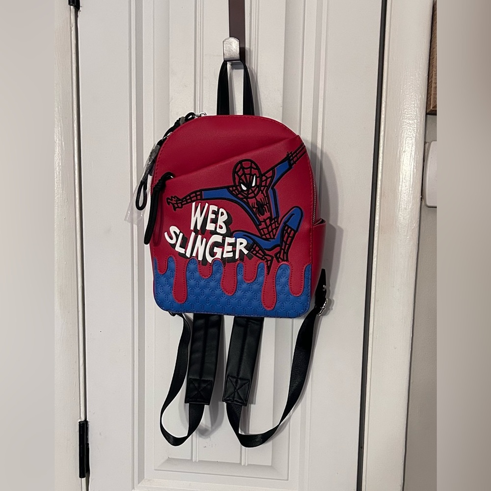 Spider-Man Blue and Red Mini Backpack